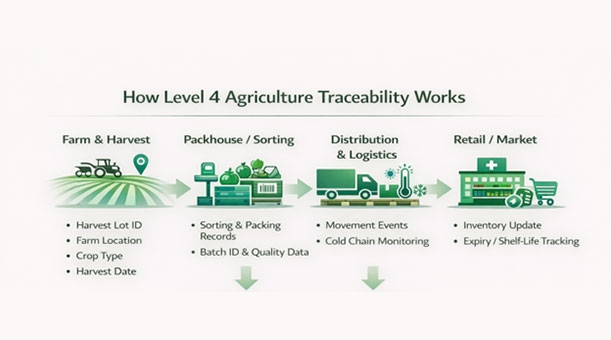 How L4 Agriculture Traceability Works